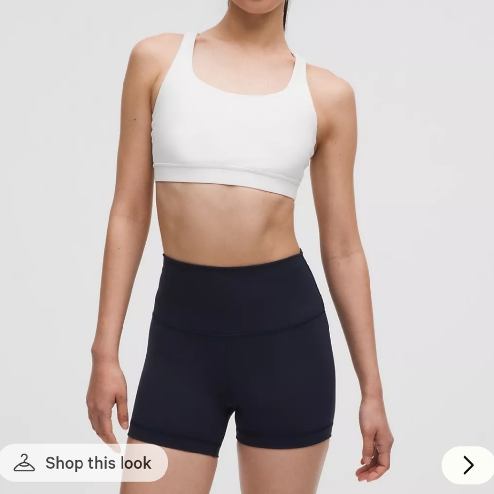 Lululemon White Sports Bra
